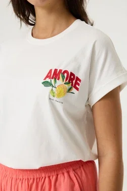 Q260015 Ladies T-shirt Off White