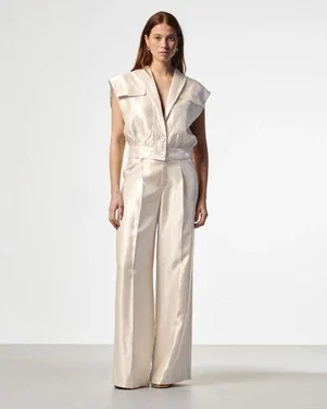 HAILEY BROEK SHINE VIS 545 Beige