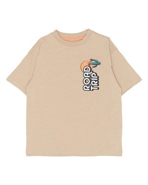 Thomas SS Tee Roadtrip Zand