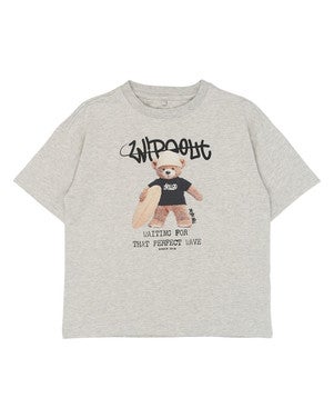 Teddy SS Tee Grijs