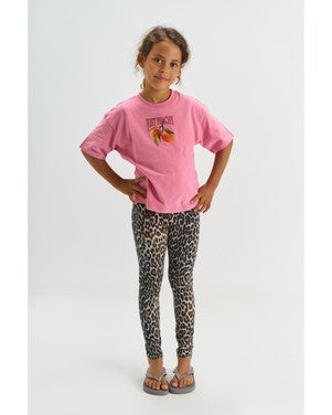 Tenna SS Tee Peachy Roze