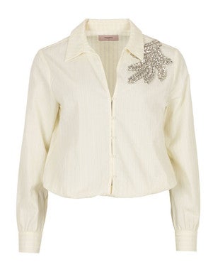 Blouse Bria Stripe Geel