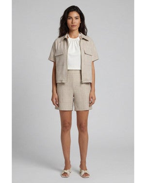Blazer Mel Lano Lurex Grijs