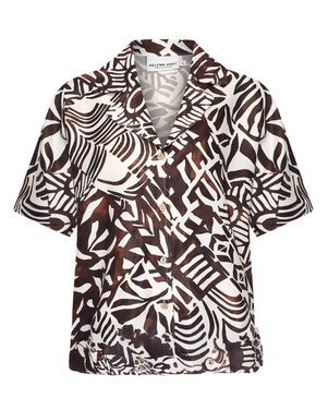 Blouse Fie Vinty Bruin 1