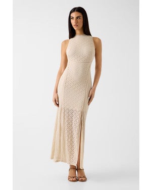 S -NEW LIZA DRESS Beige