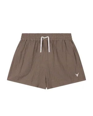 ladies woven crinkle shorts Bruin 1