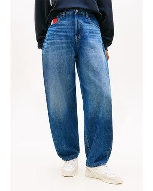 JEANIE BALLOON RWB B JEANS Donker Blauw