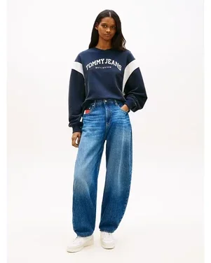 JEANIE BALLOON RWB B JEANS Donker Blauw