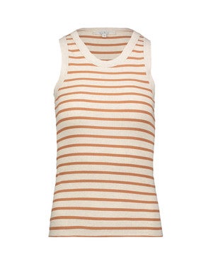 JADA STRIPED TOP Oranje