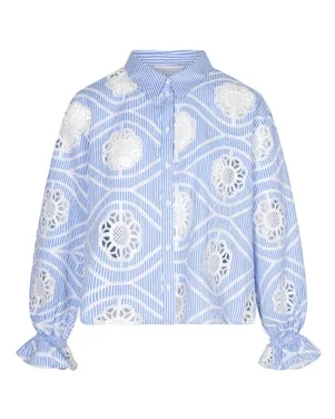 Tara blouse 262-43 Blauw