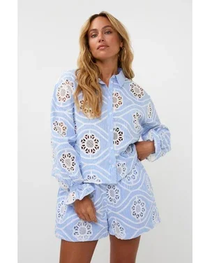 Tara blouse 262-43 Blauw