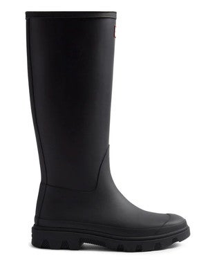 Unisex Downpour Tall Boot Zwart 1