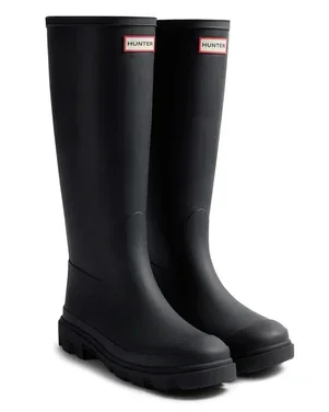 Unisex Downpour Tall Boot Zwart 1