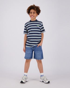 Cipriano Jeans Short Donker Blauw