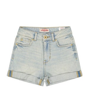 Donalie Jeans Short Licht Blauw
