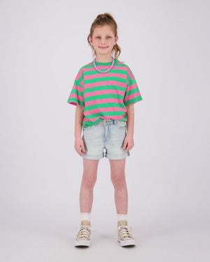 Donalie Jeans Short Licht Blauw