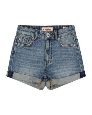 Donalie Jeans Short Donker Blauw