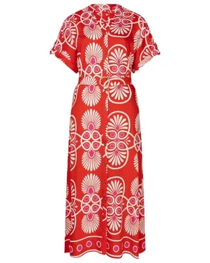 Dress long Heartfelt Rood