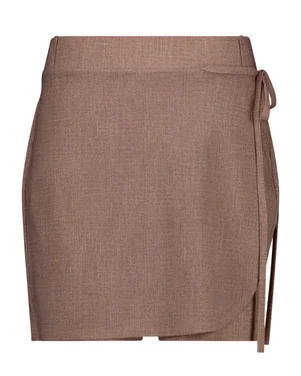 Lisa linen look skort Beige