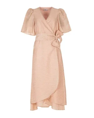 Blossom Layer Midi Dress Oranje