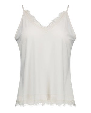 Mitzie lace top Off White