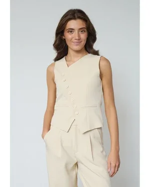 GATA-VE2 Gilet Off White