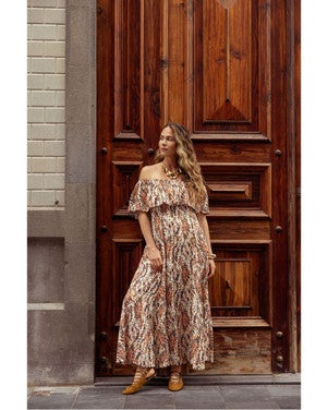 Froukje feather dress Multi