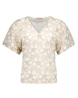 Viola broderie top Off White