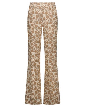 Marilon broderie trousers Bruin 1