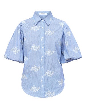 ELLA-SH83 Shirts Blauw