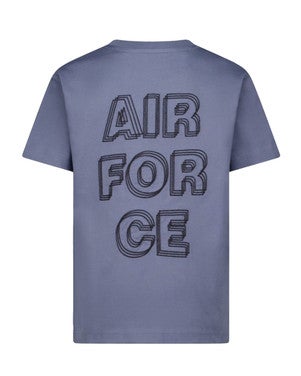 DIPLOPIA WORDING TSHIRT Blauw