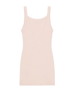 Singlet Rib Dress MiniMe Roze