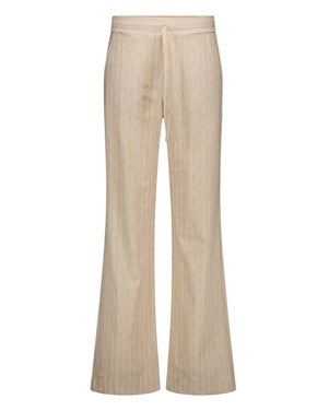 Abigail stripe trousers Beige