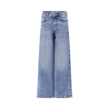Wide Leg Fit Jeans Blauw