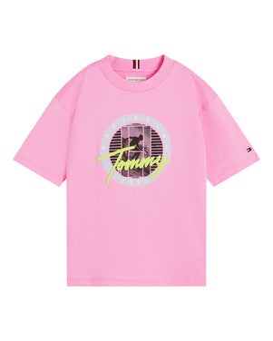 SEASONAL GRAPHIC T-SHIRT Roze