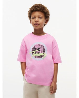 SEASONAL GRAPHIC T-SHIRT Roze