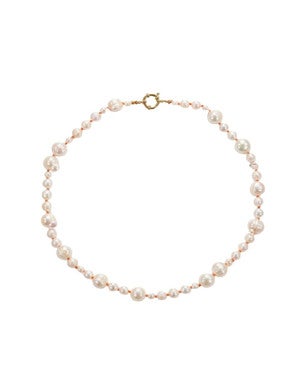 Pearl anniversary necklace Off White