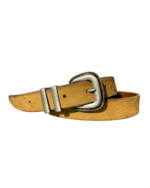 Gesp Met Dubble Metalen Passant Bruin 1