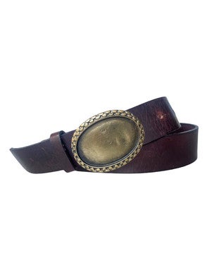 4cm Buttongesp Bruin 2