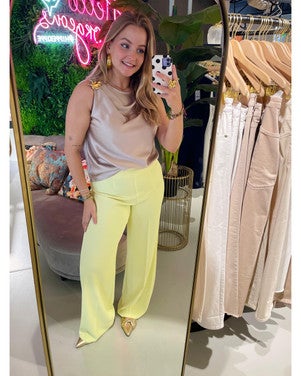 CFC0127885003 Pantalon Geel