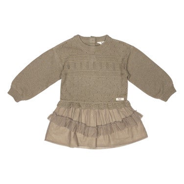 London Knitted Dress Bruin 1