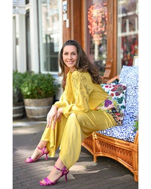 Amira Yellow Top Geel