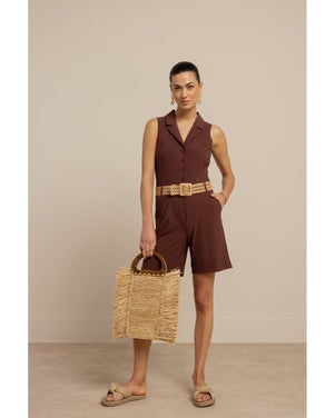 Tove playsuit Bruin 1