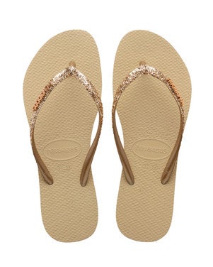 Havaianas Slim Glitter ll Kids Beige