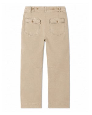 October Studio87 PPT Brushed Cotton Twill Stretch Zand