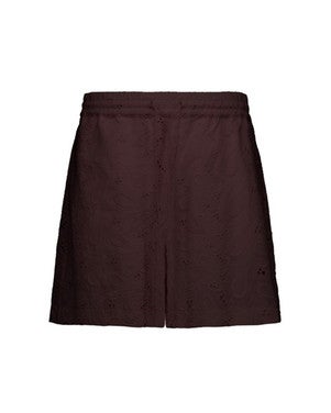 Zena broderie shorts Bruin 1
