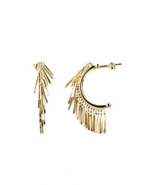 Earring Vibes Creole M Goud