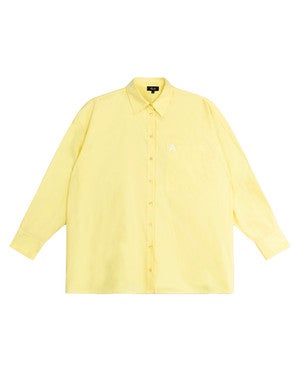 ladies woven oversized blouse Geel