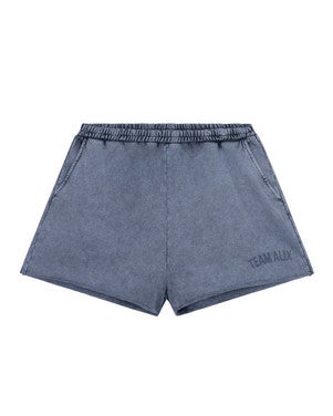 ladies knitted team Alix sweat shorts Donker Blauw