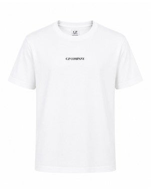 T-shirt Front Logo Wit 1